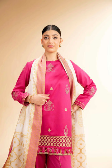 3 piece - embroidered suit